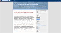 Desktop Screenshot of columbusindustries.blogspot.com