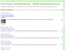 Tablet Screenshot of commission-autopilot-reviews.blogspot.com