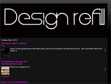 Tablet Screenshot of designrefill.blogspot.com