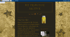 Desktop Screenshot of col-myprimitivesaltbox.blogspot.com
