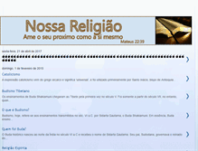 Tablet Screenshot of nossareligiao.blogspot.com