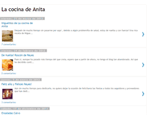 Tablet Screenshot of cocinadeanita.blogspot.com