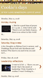Mobile Screenshot of cookiesdays.blogspot.com