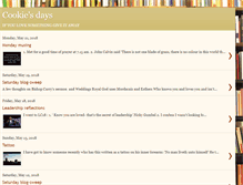Tablet Screenshot of cookiesdays.blogspot.com