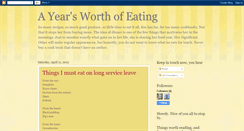 Desktop Screenshot of eatingyear.blogspot.com