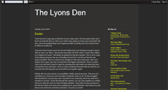 Desktop Screenshot of lyonsdenpc.blogspot.com