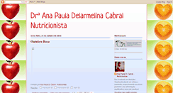 Desktop Screenshot of anapaulanutricao.blogspot.com