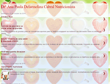 Tablet Screenshot of anapaulanutricao.blogspot.com