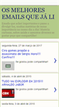 Mobile Screenshot of osmelhoresemailsquejali.blogspot.com