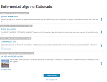 Tablet Screenshot of enfermedadalgonoelaborado.blogspot.com
