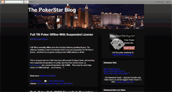 Desktop Screenshot of pokerstarblog.blogspot.com