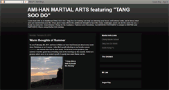 Desktop Screenshot of ami-hanmartialarts.blogspot.com