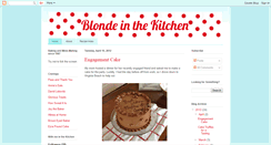 Desktop Screenshot of blondeinthekitchen.blogspot.com