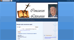 Desktop Screenshot of certamenesliterarios.blogspot.com