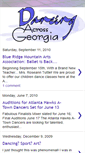 Mobile Screenshot of dancingacrossgeorgia.blogspot.com
