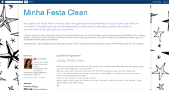 Desktop Screenshot of minhafestaclean.blogspot.com