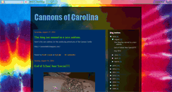 Desktop Screenshot of carolinacannons.blogspot.com