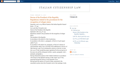 Desktop Screenshot of italiancitizenshiplaw.blogspot.com