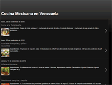 Tablet Screenshot of mexicoenvenezuela.blogspot.com