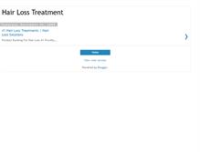 Tablet Screenshot of myhairlosstreatments.blogspot.com