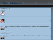 Tablet Screenshot of elrincondelabohemiadelporvera.blogspot.com