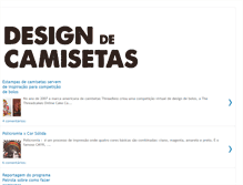 Tablet Screenshot of designdecamisetas.blogspot.com