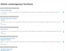 Tablet Screenshot of onlinecontemporaryfurniture.blogspot.com