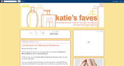 Desktop Screenshot of katiesfaves.blogspot.com
