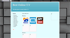 Desktop Screenshot of onlinetvpak.blogspot.com