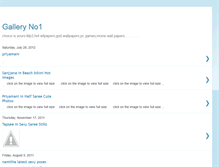 Tablet Screenshot of galleryno1.blogspot.com