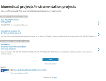 Tablet Screenshot of biomedicalprojects4u.blogspot.com