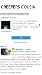 Mobile Screenshot of creepercousin.blogspot.com