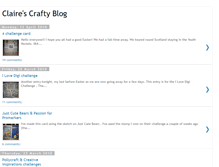 Tablet Screenshot of clairescraftyblog.blogspot.com