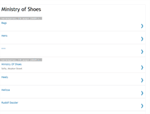 Tablet Screenshot of ministryofshoes.blogspot.com