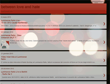 Tablet Screenshot of betweenlove-hate.blogspot.com