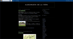 Desktop Screenshot of aldeanuevadelavera.blogspot.com