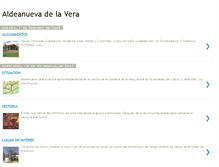 Tablet Screenshot of aldeanuevadelavera.blogspot.com