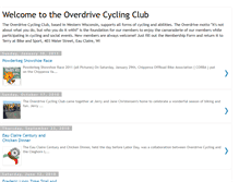 Tablet Screenshot of overdrivecycling.blogspot.com