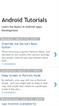 Mobile Screenshot of droidtutorials.blogspot.com