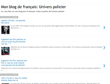 Tablet Screenshot of mon-univers-policier.blogspot.com