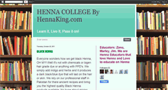 Desktop Screenshot of hennacollege.blogspot.com