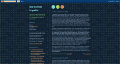 Desktop Screenshot of lawschoolhopeful.blogspot.com