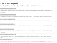 Tablet Screenshot of lawschoolhopeful.blogspot.com