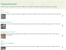 Tablet Screenshot of pappersprazzel.blogspot.com