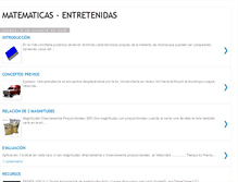 Tablet Screenshot of alfredomatematicas.blogspot.com