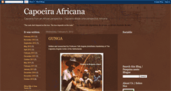 Desktop Screenshot of capoeiraafricana.blogspot.com