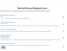 Tablet Screenshot of bartletttexas.blogspot.com