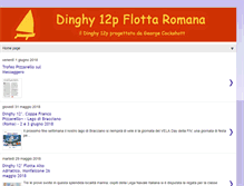 Tablet Screenshot of dinghy12flottaromana.blogspot.com