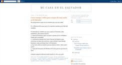 Desktop Screenshot of micasaenelsalvador.blogspot.com