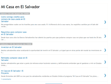 Tablet Screenshot of micasaenelsalvador.blogspot.com